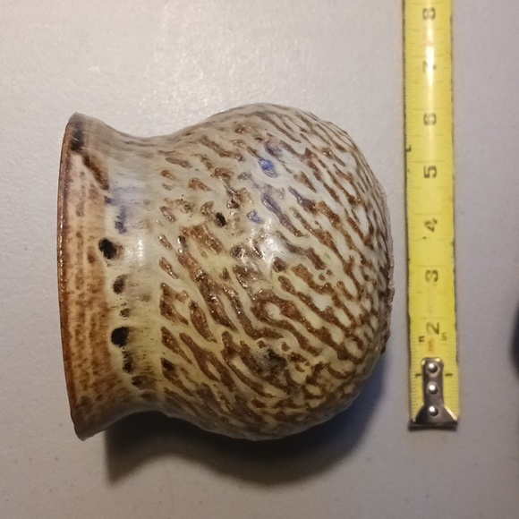 Ceramic Pottery Vintage Vase Hand Crafted Artist #eshopchicago - Picture 3 of 6